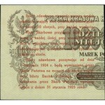 2 x 5 groszy 28.04.1924, lewa i prawa połówka, Miłczak ...