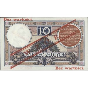 10 złotych 15.07.1924, III emisja A, WZÓR, Miłczak 58b,...