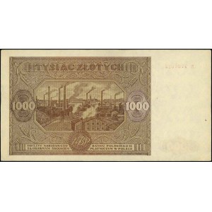 1.000 złotych 15.01.1946, seria E, Miłczak 122b, Lucow ...