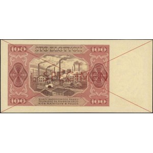 100 złotych 1.07.1948, seria AG 1234567 / AG 8900000, W...