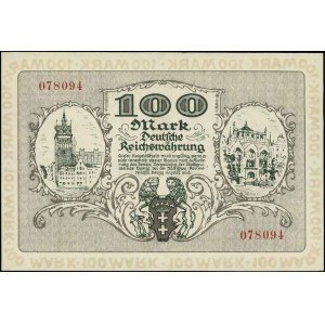 100 marek 31.10.1922, Miłczak G1, Ros. 792, wyśmienity ...