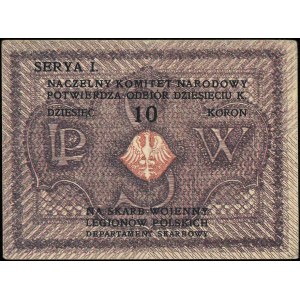 Naczelny Komitet Narodowy, 10 koron /1914/ Na skarb woj...