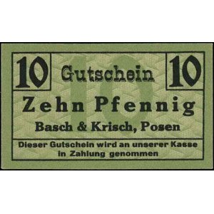 Poznań /Posen/, Basch & Krisch, 10 i 25 fenigów /1917/,...