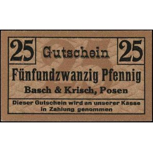 Poznań /Posen/, Basch & Krisch, 10 i 25 fenigów /1917/,...