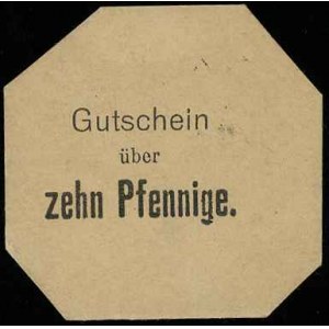 Wałcz /Deutsch Krone/, 10 fenigów /1914/, ośmiokątne, K...