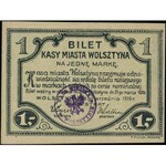 Wolsztyn /Wollstein/, 1 marka 24.09.1919 i 10 fenigów 1...