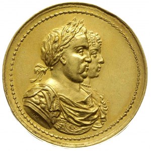 Jan III Sobieski, -medal autorstwa Jana Höhna jun. wybi...