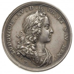 Ludwik XV i Maria Leszczyńska, -medal autorsrwa Vestner...