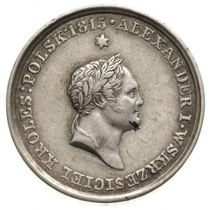 Aleksander I, -medal 1826 r, Aw: Popiersie cara w prawo...