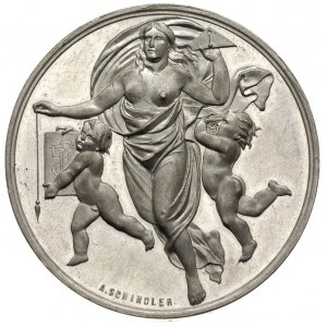 Wystawa Krajowa we Lwowie, -medal autorstwa A.Schindler...