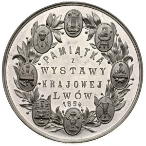 Wystawa Krajowa we Lwowie, -medal autorstwa A.Schindler...