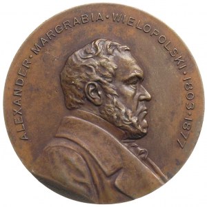 Aleksander margrabia Wielopolski, -medal autorstwa Cz. ...