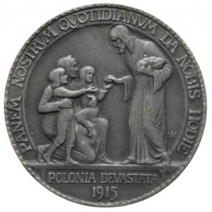 Polonia DevastaTa, -medal autorstwa Jana Wysockiego 191...