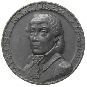 Tadeusz Kościuszko, -medal autorstwa Jana Wysockiego wy...