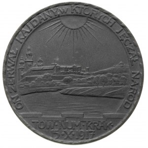 Tadeusz Kościuszko, -medal autorstwa Jana Wysockiego wy...