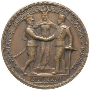 medal lany autorstwa J. Chylińskiego na powrót Górnego ...