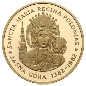 Jan Paweł II - Jasna Góra 1982, -medal autorstwa Michae...