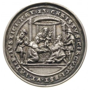 XVI/XVII w, -medal lany, niesygnowany, o tematyce relig...