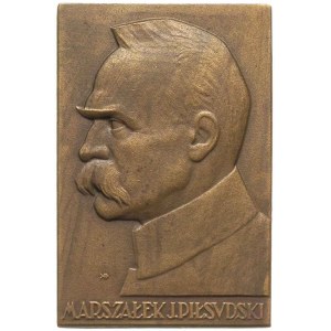 Marszałek Józef Piłsudski, -plakieta mennicy warszawski...