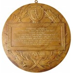 dwa medaliony (projektu rzeźbiarza i medaliera Józefa A...