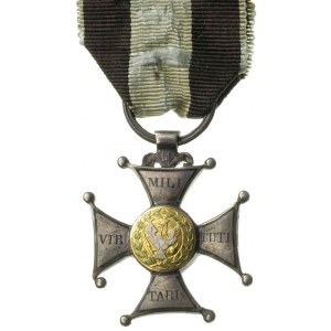 Księstwo Warszawskie, -Krzyż Srebrny Orderu Virtuti Mil...
