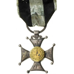 Księstwo Warszawskie, -Krzyż Srebrny Orderu Virtuti Mil...
