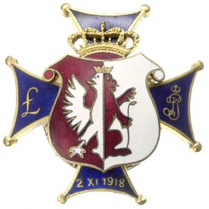 odznaka pamiątkowa 37 Łęczyckiego Pułku Piechoty m. p. ...