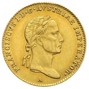 Franciszek I 1804-1835, dukat 1835/A, Wiedeń, złoto 3.4...