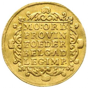 Holandia, dukat 1771, złoto 3.45 g, Delm. 775, Verk. 39...