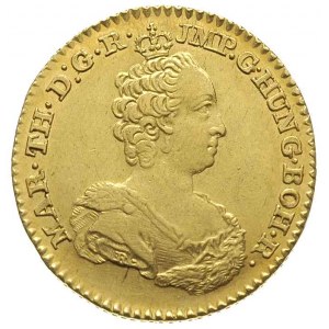 Maria Teresa 1740-1780, podwójny suweren d’or 1766, Bru...