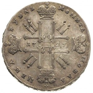 rubel 1727, Krasnyj Dwor, srebro 28.27 g, Diakov 9, Bit...