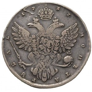 rubel 1737, Kadaszewskij Dwor, srebro 25.69 g, Diakov 2...