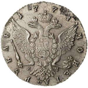 rubel 1771 / СПБ-ЯЧ, Petersburg, srebro 24.05 g, Diakov...