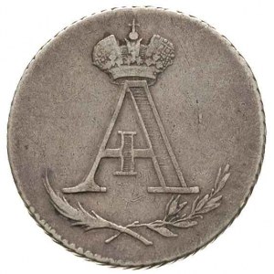 żeton koronacyjny 1801, Petersburg, srebro 4.49 g, Bitk...