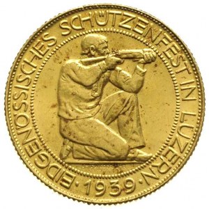 Konfederacja, 100 franków 1939, Zawody strzeleckie w Lu...