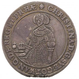 Krystyna 1632-1654, talar 1640, Sztokholm, srebro 28.27...