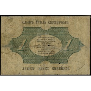 1 rubel srebrem 1854, seria 110, numeracja 6486962, pod...