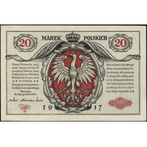 20 marek polskich 9.12.1916, \jenerał, seria A