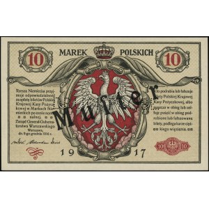 10 marek polskich 9.12.1916, \Generał, \biletów, druk ...