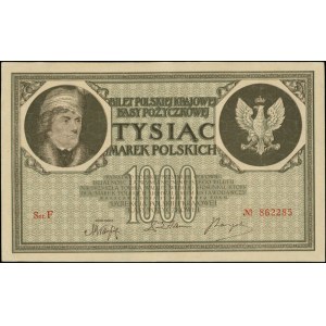1.000 marek polskich 17.05.1919, seria F, numeracja 862...