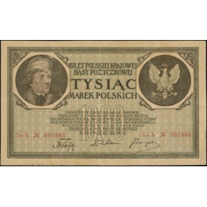 1.000 marek polskich 17.05.1919, seria A, numeracja 065...