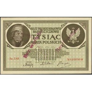 1.000 marek polskich 17.05.1919, seria ZAB, numeracja 6...