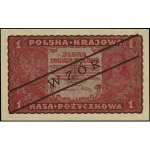 1 marka polska 23.08.1919, seria I-CA, numeracja 116700...