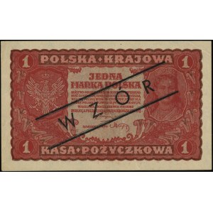 1 marka polska 23.08.1919, seria I-DN, numeracja 638890...
