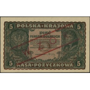 5 marek polskich 23.08.1919, seria II-CX, numeracja 657...