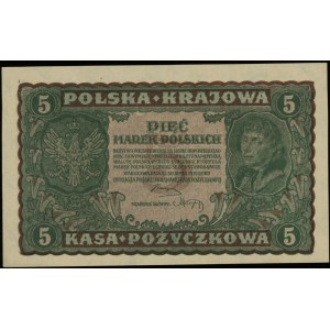 5 marek polskich 23.08.1919, seria II-A, numeracja 269,...