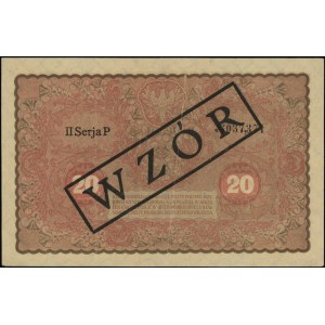 20 marek polskich 23.08.1919, seria II-P, numeracja 037...