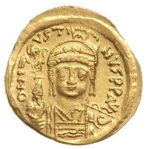 Justyn II 565-578, solidus 567-578, Konstantynopol, ofi...
