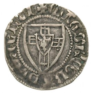 Konrad von Jungingen 1393-1407, szeląg, Aw: Tarcza wiel...