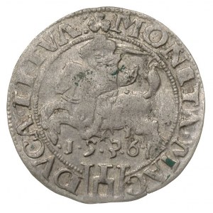 grosz 1536, Wilno, odmiana z literą I pod Pogonią, awer...